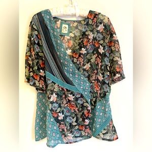 Anthropologie Gorgeous boho wrap blouse
